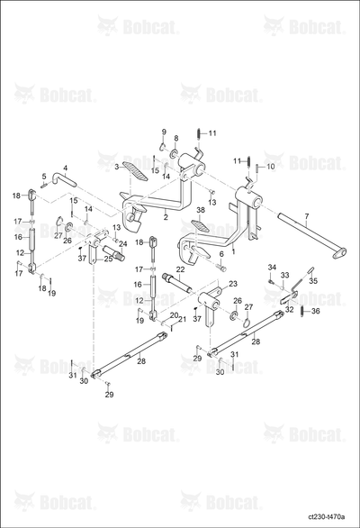 Shaft, Pedal Brake