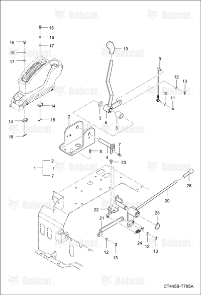 Lever, Hydraulic Assembly