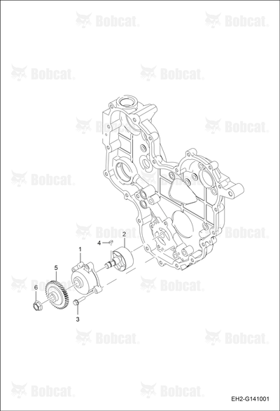 Cover Pump Oil Eng
