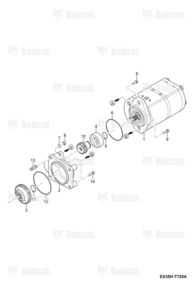 Pump Hydraulic Tandem Assembly