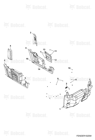 Fender, Rear Upper Left Hand