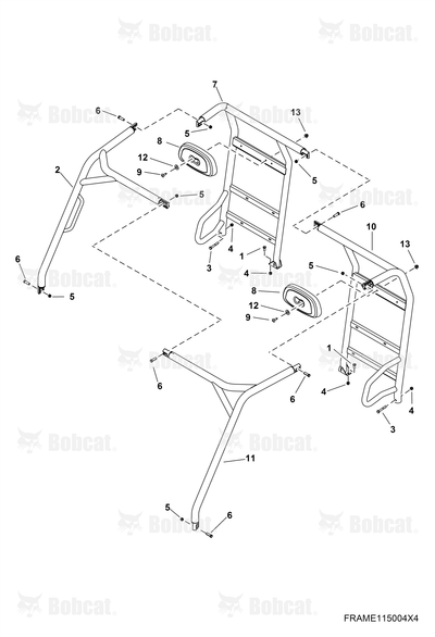 Frame, Cab Rear Right Hand