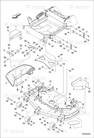 Service Deck Bn 48 In 6 Bolt
