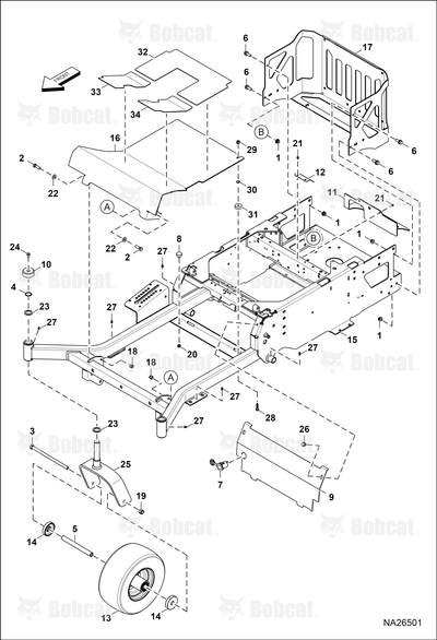 Yoke Caster W/A