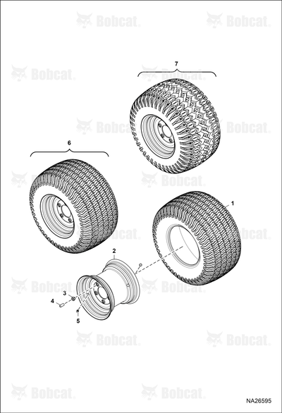 Wheel Assembly Turf 22 X 11.0-10