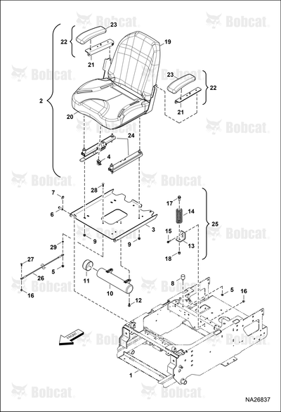 Seat Non Suspension 3000