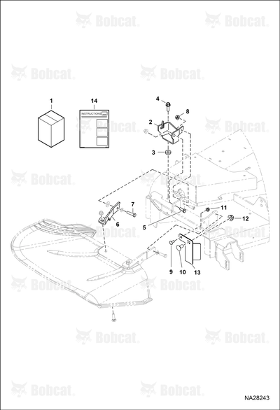 Weldment-Mount, Bagger