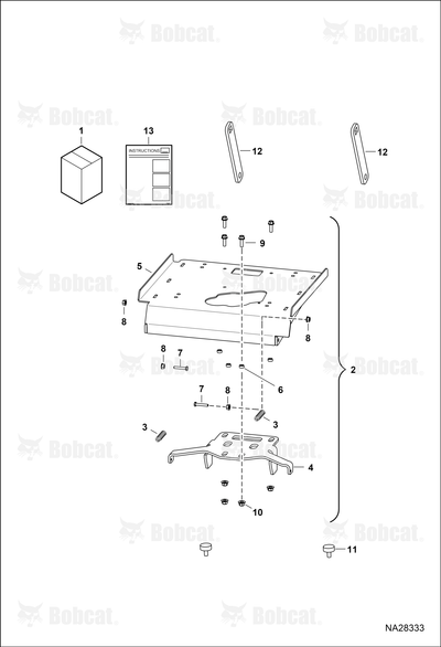 Weldment-450 Suspension Seat Plt