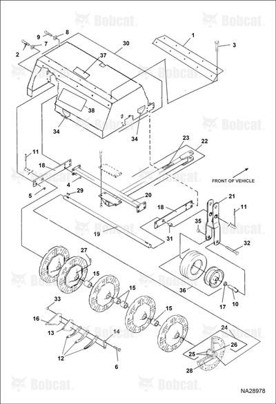 Wheel Leg Weldment