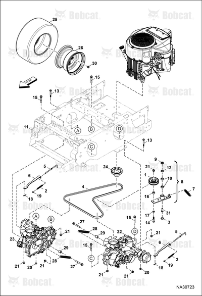 Transaxle Right Hand 2800 B Brake