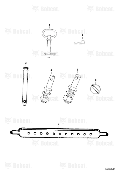 Drawbar Cat 1 - 26 In 11 Hole Black