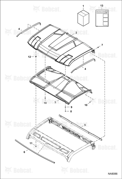 Seal, Rubber Roof Front