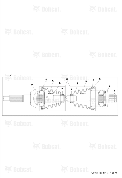 Shaft, Drive Rear