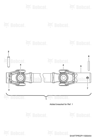 Shaft, Propshaft, Front