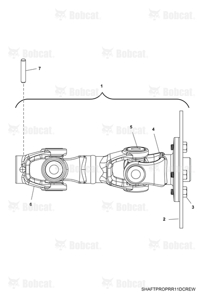 Shaft, Drive Rear