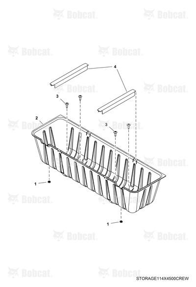 Bracket Seat Support Front Blk