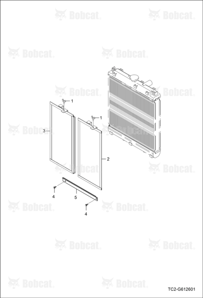Screen Radiator Left Hand