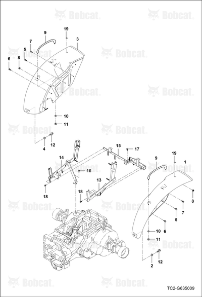 Support Right Hand Fender