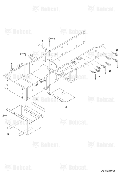 Front Axle Frame Ct40xxh, Ct45xxh