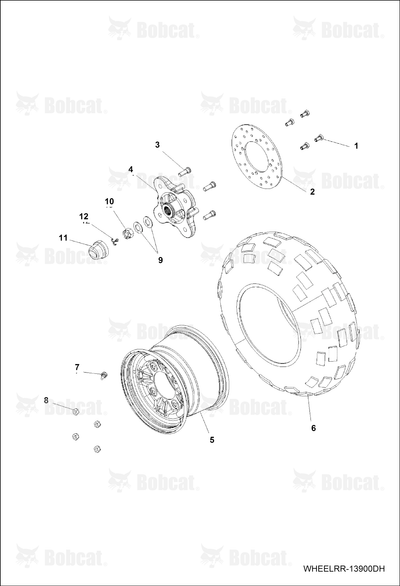 Rim Steel Rear Blk