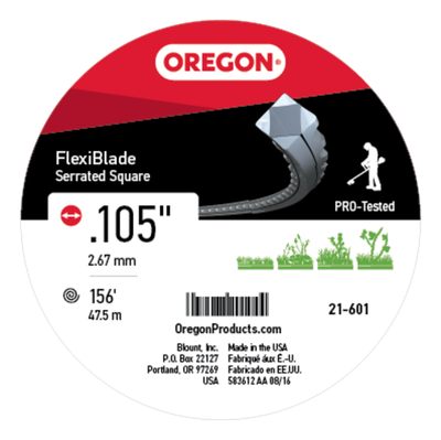 21-601 FLEXIBLADE,SERRATED .105 X 156