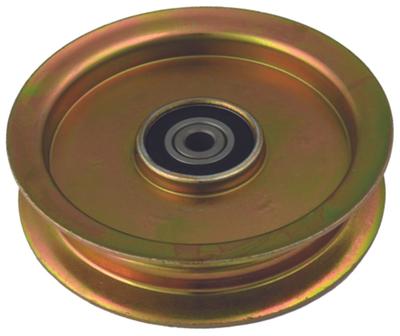 34-201 PULLEY,IDLER YELLOW ZINC FINIS