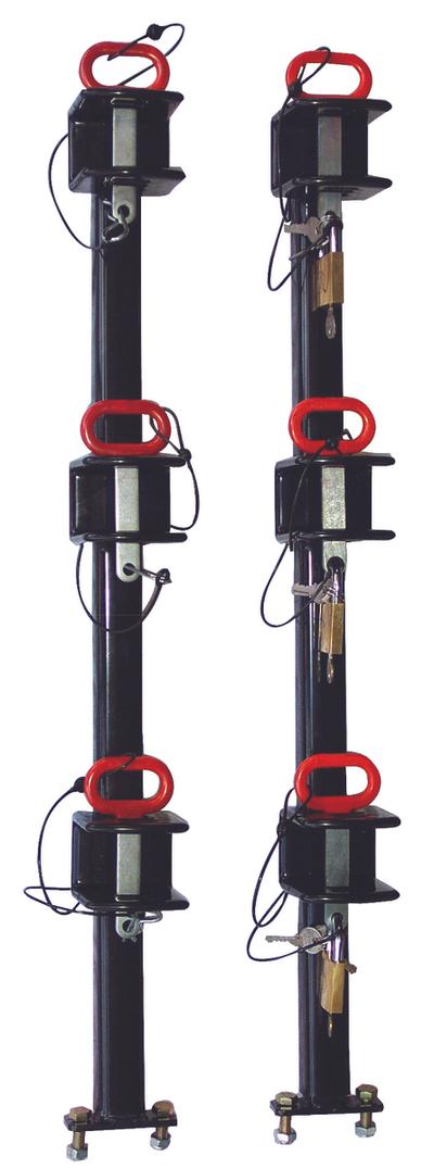 42-064 RACK,VINYL COATED FOR OPEN TRA