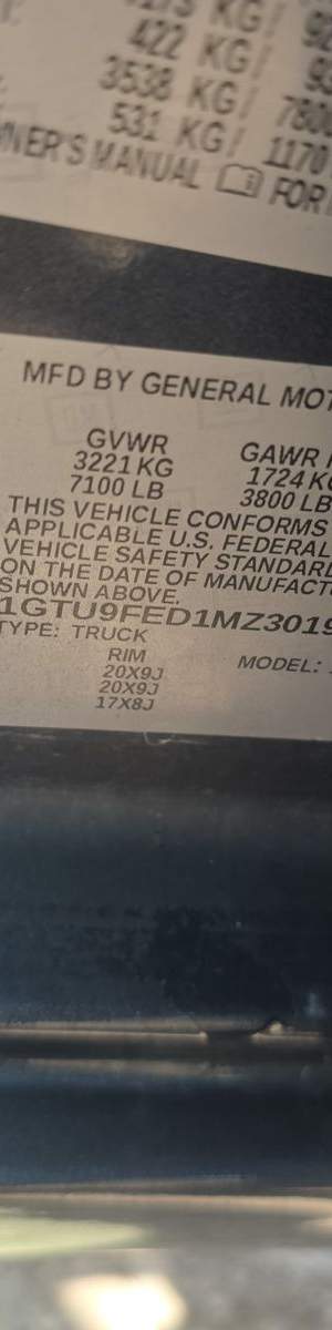 2021 GMC Sierra 1500 photo 15